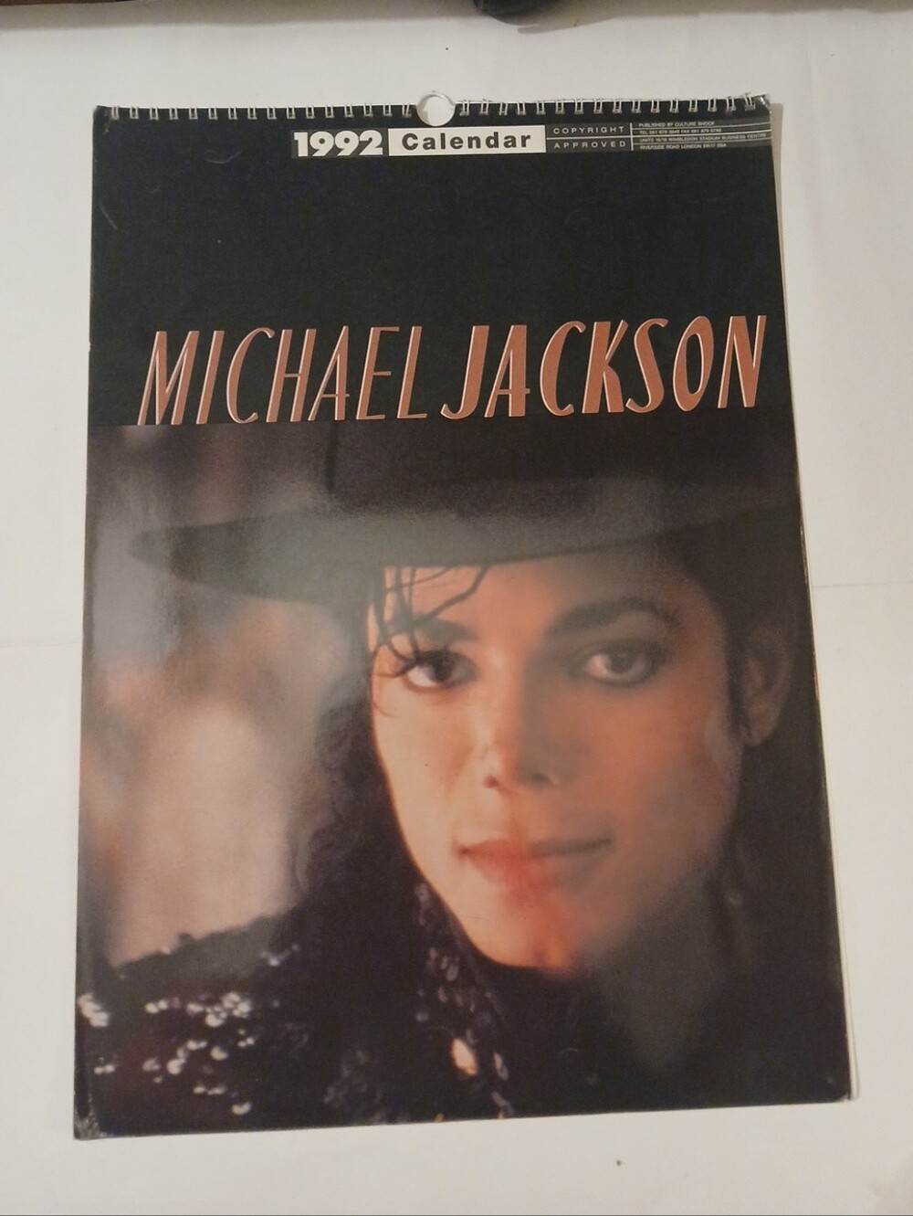 Michael Jackson 1992 Extra-Large Official Calender